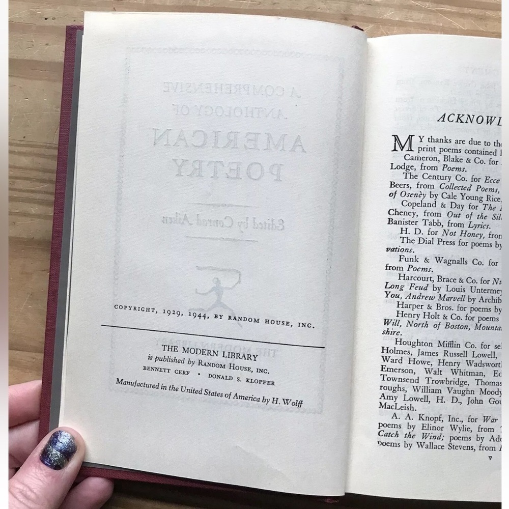 A Comprehensive Anthology Of American Poetry Edited By Conrad Aiken Vintage Book - Picture 5 of 7
